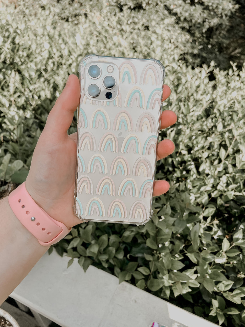 Rainbow Clear Case