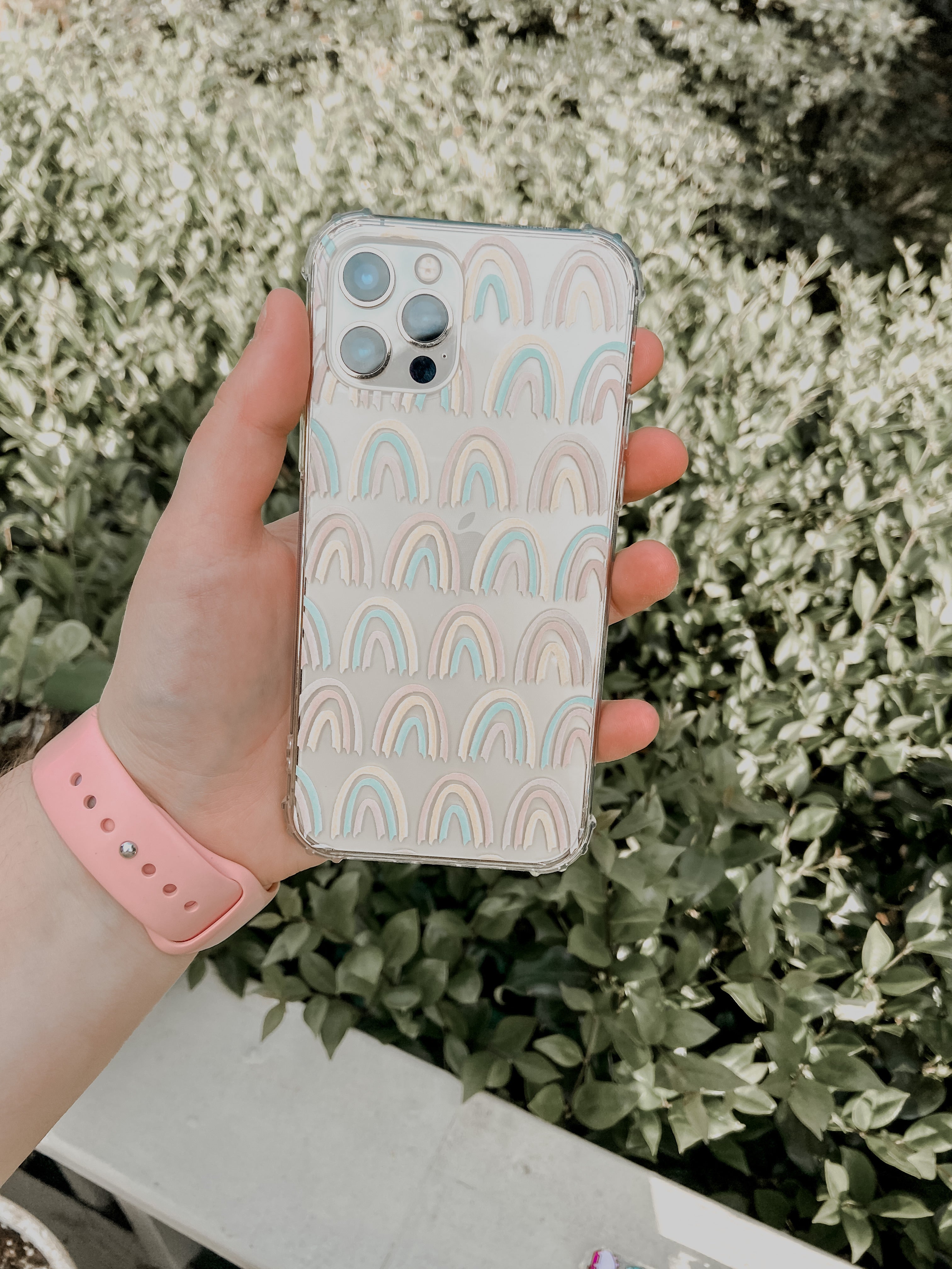 Rainbow Clear Case